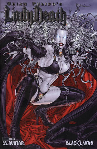 Lady Death: Blacklands #1/2 - Platinum Foil - DAMAGED COPY - Juan Jose Ryp