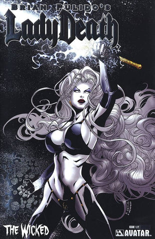 Lady Death: The Wicked 1/2 - Platinum Foil - Richard Ortiz