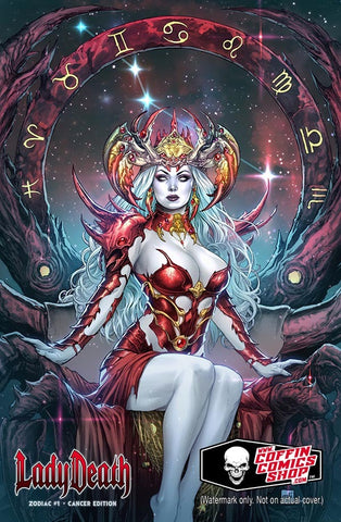 Lady Death: Zodiac #1 - "Cancer" SDCC Exclusive - Mike Krome, Elmer Santos