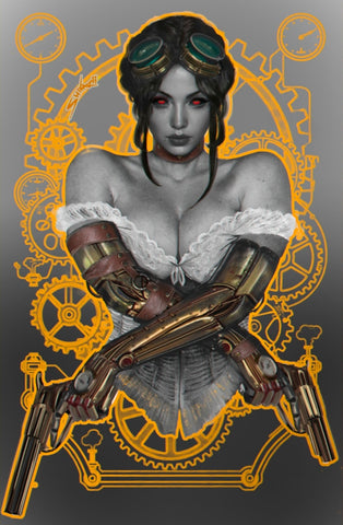 Lady Mechanika: The Mechanical Menagerie #1 - Silver Exclusive Variant - Shikarii