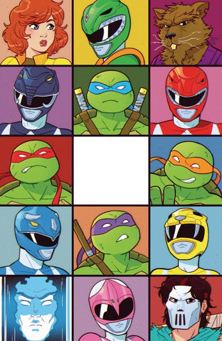 Mighty Morphin Power Rangers/Teenage Mutant Ninja Turtles III #1 - 1:200 Ratio Variant - Paulina Ganucheau