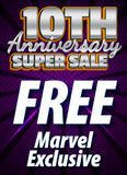 10th Anniversary! FREE Mystery Exclusive or Ratio with EVERY Purchase!