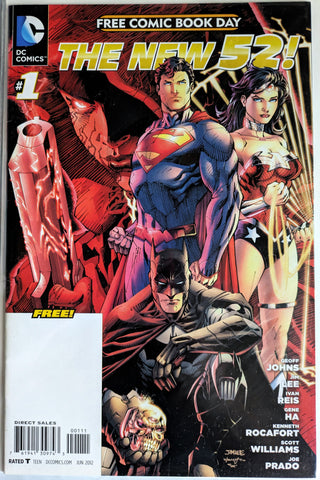 New 52 #1 - FCBD 2012 - Jim Lee, Scott Williams