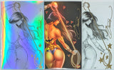 Power Hour #1 - REMARKED CK Exclusive - Line Art & Foil - Dawn McTeigue