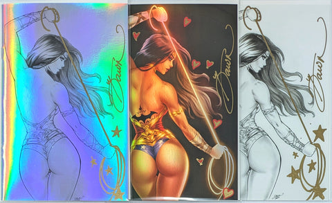 Power Hour #1 - REMARKED CK Exclusive - Line Art & Foil - Dawn McTeigue