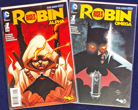 Robin Rises Alpha #1 & Robin Rises Omega #1 Set - Andy Kubert