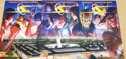 Project Superpowers Chapter Two #0 - Cover A-B-C Set - Alex Ross