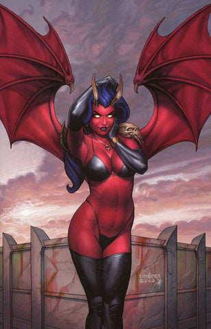 Purgatori Must Die #5 - DAMAGED COPY - 1:15 Ratio Variant - Joseph Michael Linsner