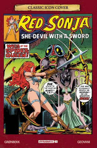 Red Sonja #3 - DAMAGED COPY - 1:15 Ratio Variant - Frank Thorne