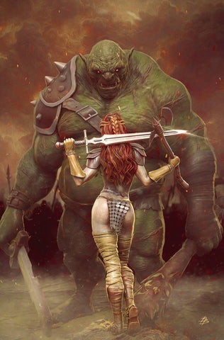 Red Sonja #3 - DAMAGED COPY - 1:40 Ratio Variant - Bjorn Barends