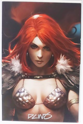 Red Sonja: Age of Chaos #1 - 1:11 Ratio "Sneak Peek" Variant - SIGNED - Derrick Chew