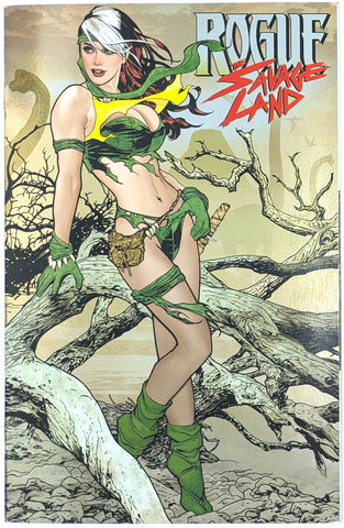 Rogue: Savage Land #1 - DAMAGED COPY - FOIL - Adam Hughes