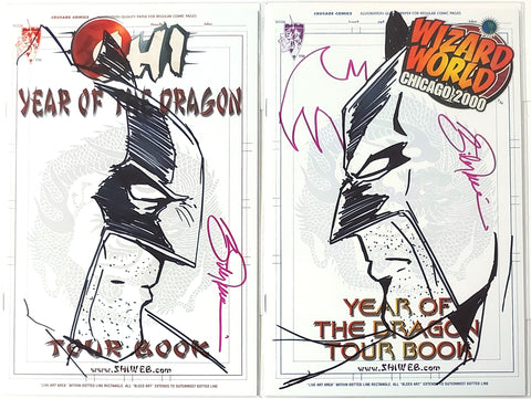 Shi: Year of the Dragon Tour Book - SIGNED & REMARKED - Billy Tucci