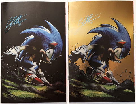 Sonic the Hedgehog #76 - CK MegaCon Exclusive - SIGNED FOIL - Gabriele Dell'Otto