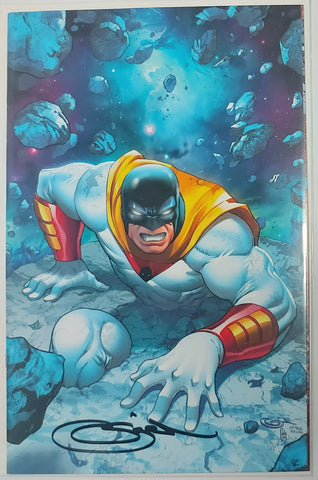 Space Ghost #1 - CK Exclusive - Web of Spider-Man #32 Homage - SIGNED - Sajad Shah