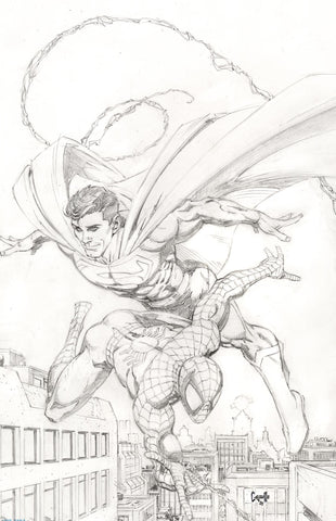 Marvel/DC: Spider-Man/Superman #1 - 1:200 Ratio Variant - Greg Capullo