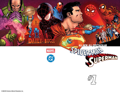 Marvel/DC: Spider-Man/Superman #1 - 1:25 Ratio Variant - Giuseppe Camuncoli