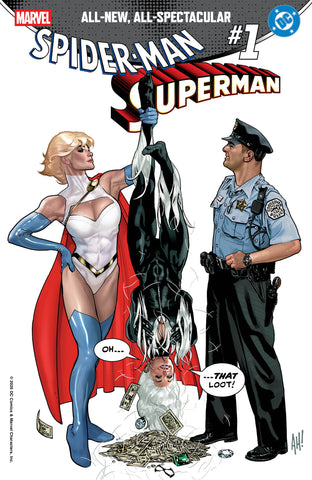 Marvel/DC: Spider-Man/Superman #1 - Variant - 04/15/26 - Adam Hughes