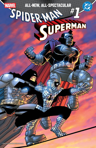 Marvel/DC: Spider-Man/Superman #1 - 1:50 Ratio Variant - Frank Miller
