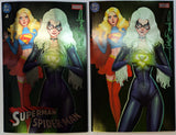 DC/Marvel Superman/Spider-Man #1 - SIGNED FOIL CK Shared ALPHA Exclusive - Nathan Szerdy