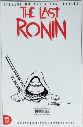 TMNT: The Last Ronin #1 - CK Exclusive - REMARKED (Back Cover) - Sajad Shah