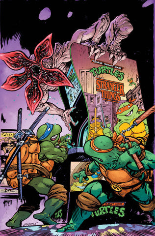 Teenage Mutant Ninja Turtles x Stranger Things #1 - 1:250 Ratio Variant - Daniel Warren Johnson