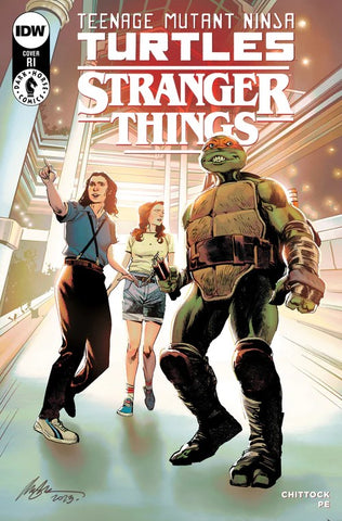 Teenage Mutant Ninja Turtles x Stranger Things #1 - 1:50 Ratio Variant - Rafael Albuquerque