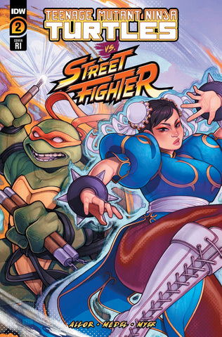 Teenage Mutant Ninja Turtles vs Street Fighter #2 - 1:50 Ratio Variant - Elizabeth Beals