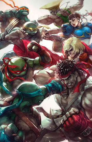 Teenage Mutant Ninja Turtles vs Street Fighter #1 - CK Shared Exclusive - DAMAGED COPY - Mico Suayan, Ivan Tao