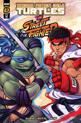 Teenage Mutant Ninja Turtles vs Street Fighter #3 - 1:50 Ratio Variant - Elizabeth Beals