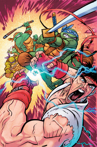 Teenage Mutant Ninja Turtles vs Street Fighter #4 - 1:250 Ratio Variant - Daniel Warren Johnson