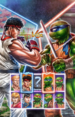 Teenage Mutant Ninja Turtles vs Street Fighter #4 - CK Shared Exclusive - Peejay Catacutan