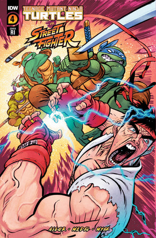Teenage Mutant Ninja Turtles vs Street Fighter #4 - 1:100 Ratio Variant - Daniel Warren Johnson