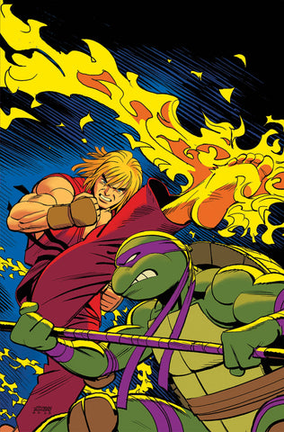 Teenage Mutant Ninja Turtles vs Street Fighter #5 - 1:250 Ratio Variant - Leonardo Romero