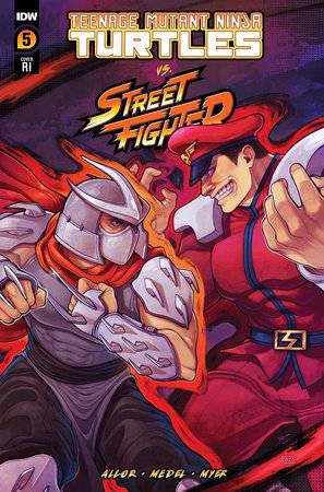 Teenage Mutant Ninja Turtles vs Street Fighter #5 - 1:50 Ratio Variant - Elizabeth Beals