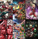 Teenage Mutant Ninja Turtles vs Street Fighter #1-#5 - CK Shared Exclusive Bundle