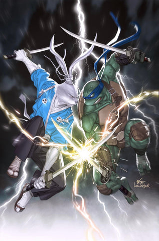 Teenage Mutant Ninja Turtles/Usagi Yojimbo: WhereWhen #2 - CK Shared Exclusive - DAMAGED COPY - InHyuk Lee