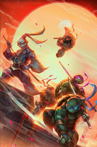 Teenage Mutant Ninja Turtles/Usagi Yojimbo: WhereWhen #1 - Exclusive Variant - DAMAGED COPY - Ivan Tao