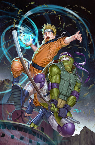 Teenage Mutant Ninja Turtles X Naruto #2 - MegaCon Exclusive - InHyuk Lee