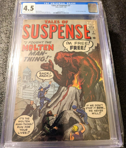 Tales of Suspense #7 - CGC 4.5 - Jack Kirby, Christopher Rule