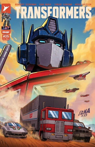 Transformers #25 - Cover A - David Nakayama