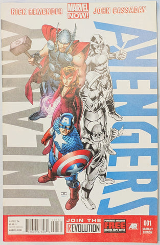 Uncanny Avengers #1 - DAMAGED - John Cassaday