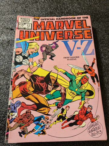 Official Handbook of the Marvel Universe #12