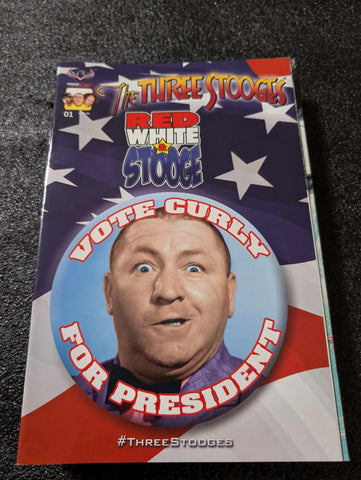 Three Stooges: Red White and Stooge #1 - A Cover