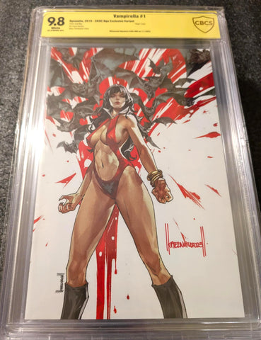 Vampirella #1 - SIGNED CBCS 9.8 CK Exclusive - Kael Ngu