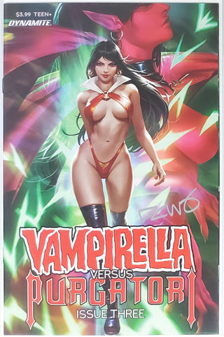 Vampirella vs. Purgatori #3 - Cover A - SIGNED - Derrick Chew