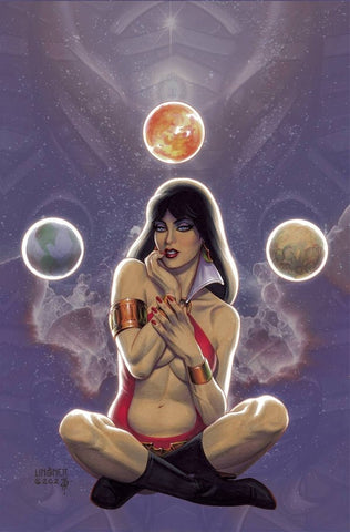 Vampirella vs. The Superpowers #4 - DAMAGED COPY - 1:20 Ratio Variant - Joseph Michael Linsner