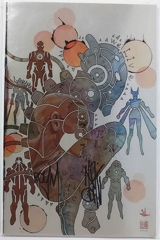 We Live: Age of the Palladions White #1 - FOIL - SIGNED by Roy and Inaki Miranda - David Mack