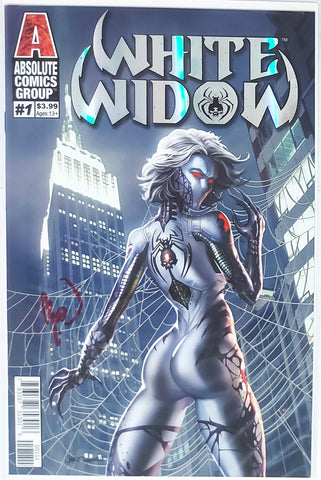 White Widow #1 - SIGNED by Benny Powell - Jamie Tyndall