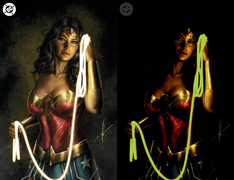 Wonder Woman #25 - NYCC Glow-in-the-Dark and FOIL CK Shared ALPHA Exclusive - Carla Cohen